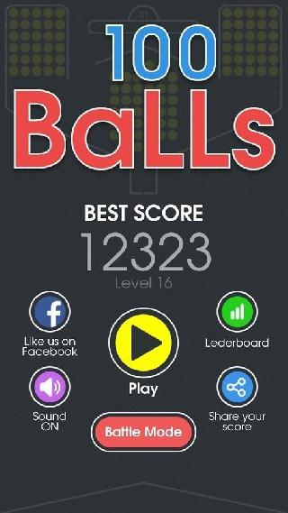100 balls - tap to drop the color ball game