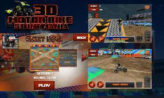 3d motor bike stunt mania