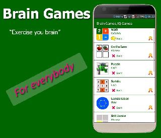 brain exercise games - iq test