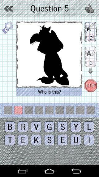 cartoon shadow quiz