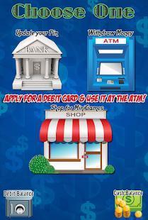 cash register and atm simulator - credit card