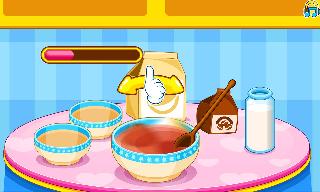 cooking chocolate cake