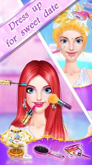 date makeup - love story