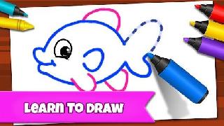 drawing games: draw and colour