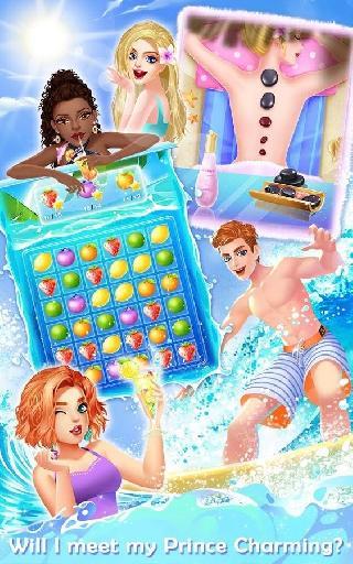 fashion high school: beach party queen