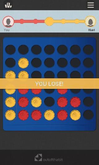 four in a row - classic games