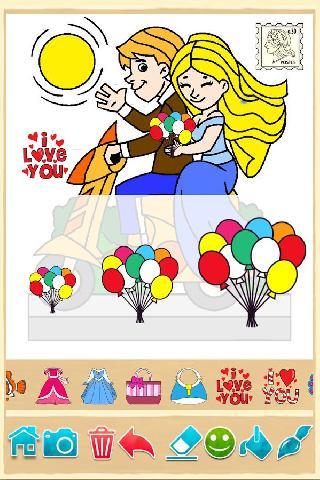 girls coloring game