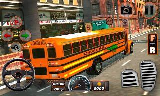 high school bus driving 3d