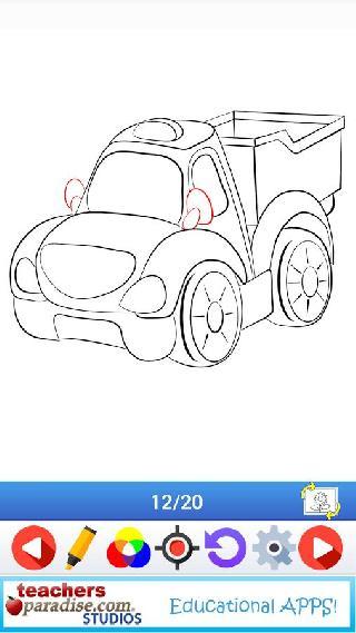 how to draw cartoons and cars