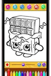 learn painting coloring for shopkins by fans