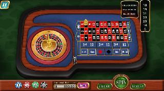 mini roulette table croupier
