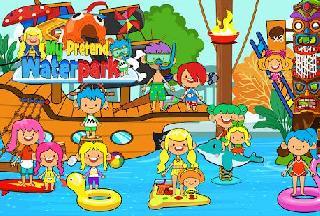 my pretend waterpark - kids summer splash pad free