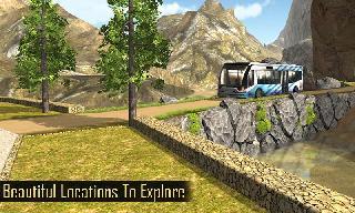 off road tourist bus driving