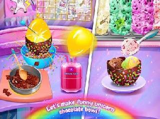 rainbow unicorn poop: desserts food maker