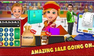 shopping mall cashier girl - cash register games