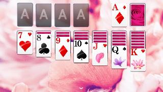 solitaire withered rose theme