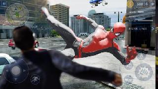 spider rope hero: crime city battle
