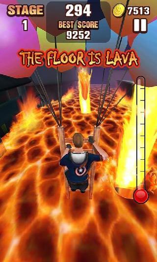 the floor is lava