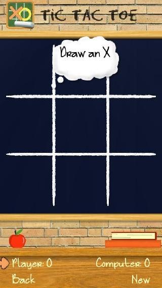 tic tac toe chalkboard pro