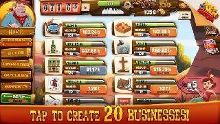 wild west idle tycoon tap incremental clicker game