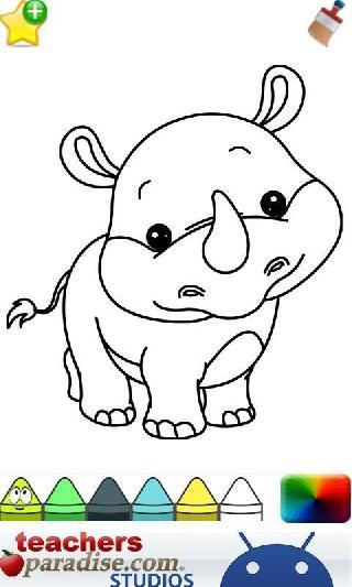 baby animals coloring book