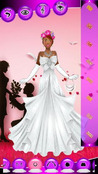 bride dress up games