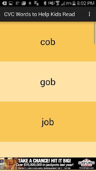 cvc words to help kids read