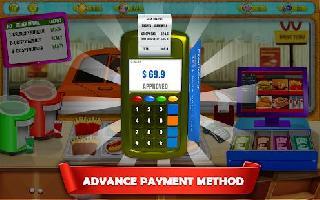 drive thru cash register - girl cashier