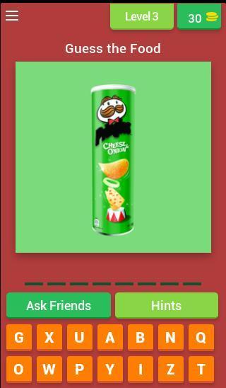 guess the food free quiz