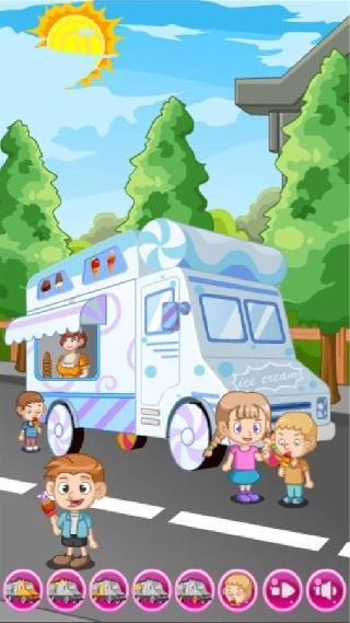 ice cream cartoon car design