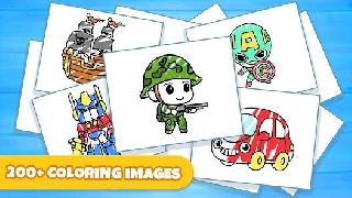kids coloring games for boys