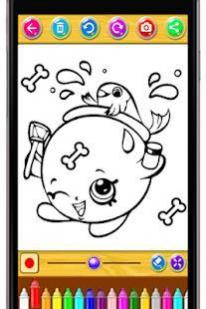 learn painting coloring for shopkins by fans