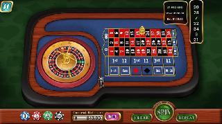 mini roulette table croupier
