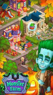 monster farm: happy halloween game and ghost village