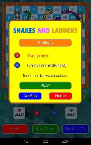 snakes and ladders game (ludo)