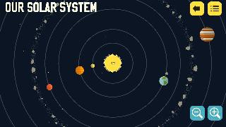 solar system with astro cat