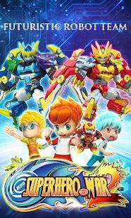superhero war: robot fight - city action rpg