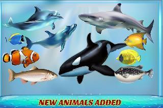 transport truck sea animals