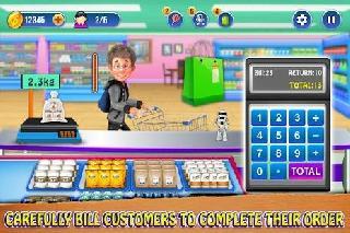 virtual supermarket cashier: register manager