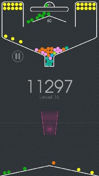 100 balls - tap to drop the color ball game