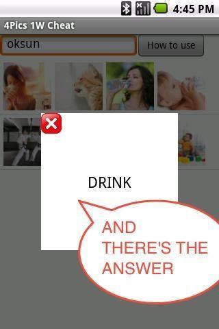 4 pics 1 word cheat allanswers