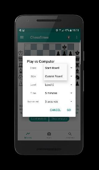chess: scan, play, analyze