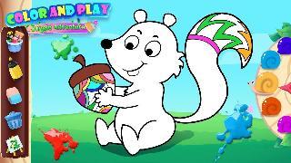 coloring book - kids drawing