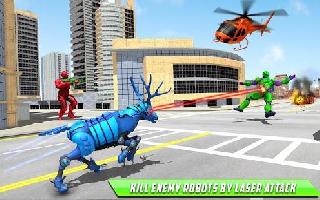 deer robot car game  robot transforming games