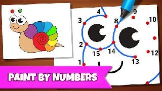 drawing games: draw and colour