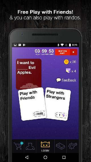 evil apples: a dirty card game