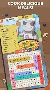 food words: cooking cat puzzle