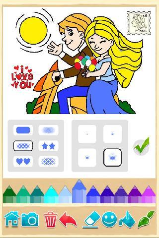 girls coloring game