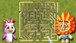 maze cartoon labyrinth 3d hd