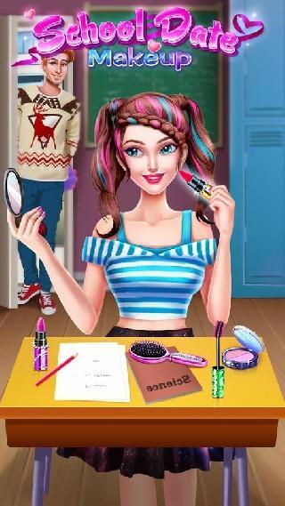 school date makeup - girl dress up